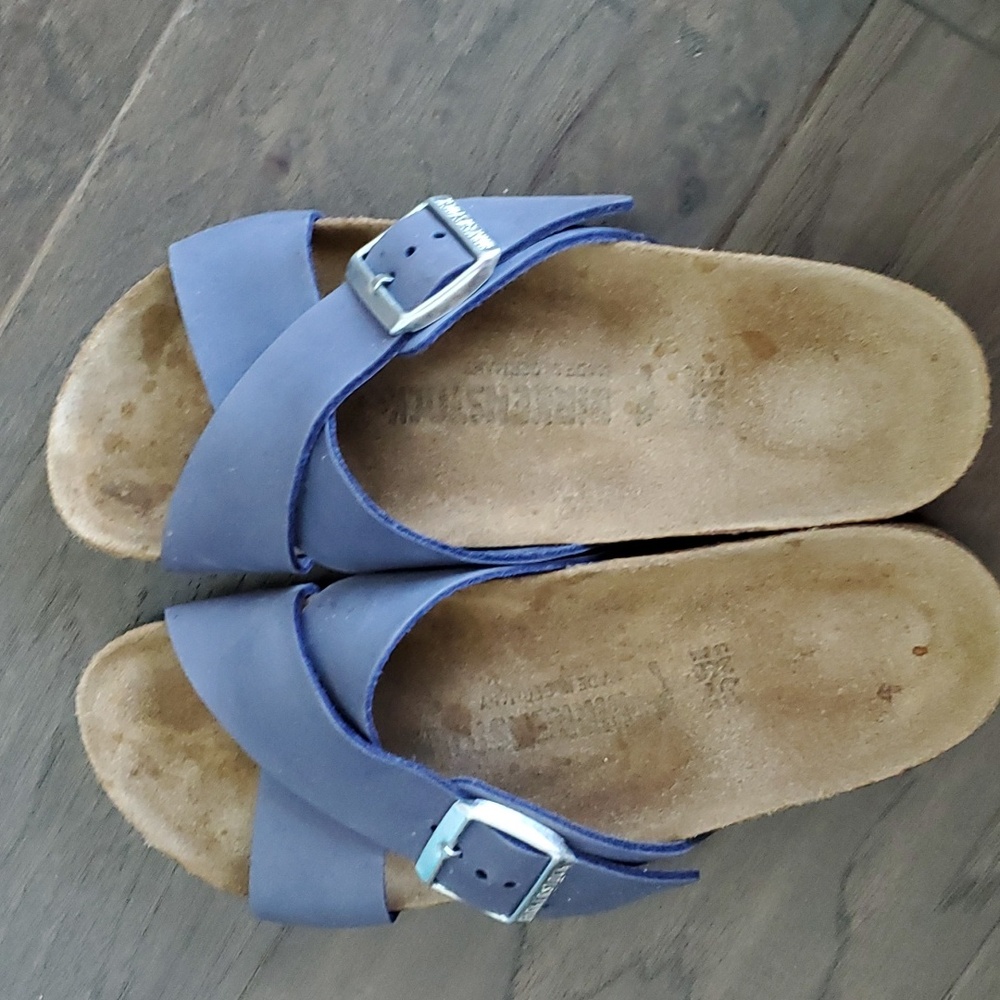 Birkenstock Siena Cross Strap, blue, size 37